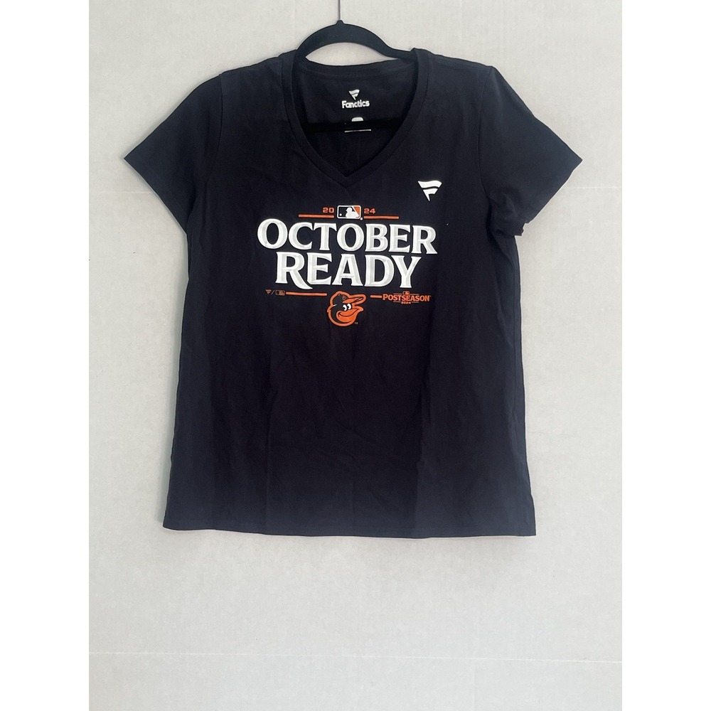 Fanatics Women's Black Baltimore‎ Orioles 2024 MLB Postseason Size Medium
